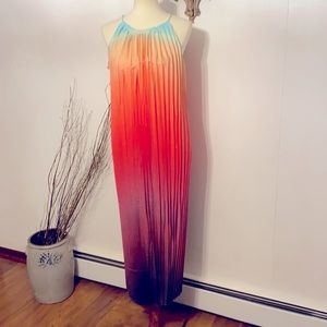 NWT For The Republic rainbow maxi